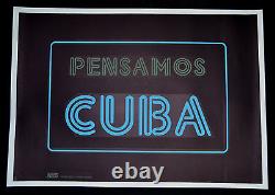 10 Original Cuban PostersPENSANDO CUBA PORTFOLIOOnly 40 made. SIGNED! Very rare