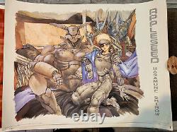 1993 MASAMUNE SHIROW Appleseed Poster 27 x 39 Limited Run Very Rare