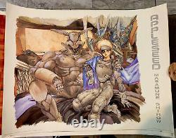 1993 MASAMUNE SHIROW Appleseed Poster 27 x 39 Limited Run Very Rare