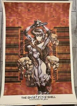 1993 MASAMUNE SHIROW Ghost In The Shell Poster 27 x 39 Limited Run Very Rare