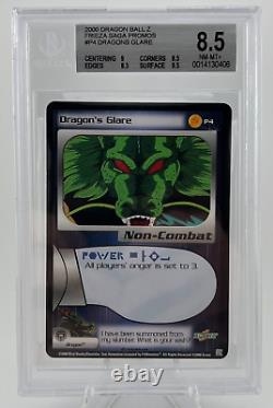 1x DBZ CCG DRAGON'S GLARE P4 PROMO VERY RARE FRIEZA SAGA LIMITED BGS 8.5