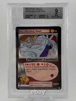 1x DBZ CCG RED BLOCKING HAND P9 PROMO VERY RARE FRIEZA SAGA LIMITED BGS 9