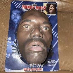 2005 Randy Moss Collector Mask Afro Wig NFL Very Rare Item limited edition