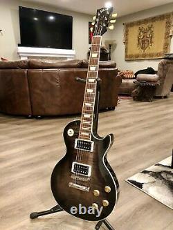 2012 Gibson Les Paul Classic Trans Black VERY RARE LIMITED EDITION GUITAR OHSC