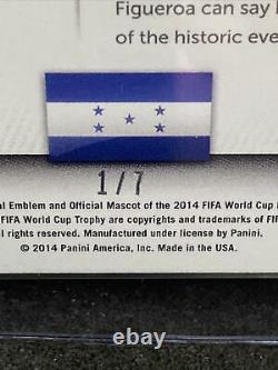 2014 panini prizm world cup VERY RARE LIMITED EDITION Maynor Figueroa 1/7