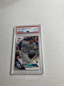 2016 Topps Limited Edition #73- KETEL MARTE Rookie RC. PSA 10. POP 4. Very Rare