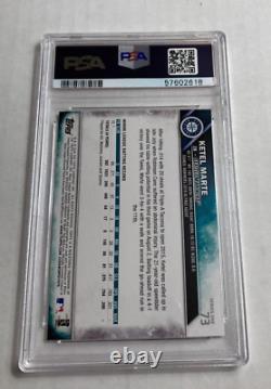 2016 Topps Limited Edition #73- KETEL MARTE Rookie RC. PSA 10. POP 4. Very Rare