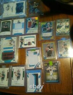 2019 Will Grier Rookie Auto Card Lot Of 43 mostly very limited and RARE