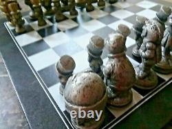 Alice In Wonderland Aluminum Chess Set From Alcoa Very Rare Limited Edition