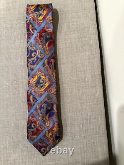 Amazing Men's Very Rare Limited Edition Zegna Quindici Silk Tie
