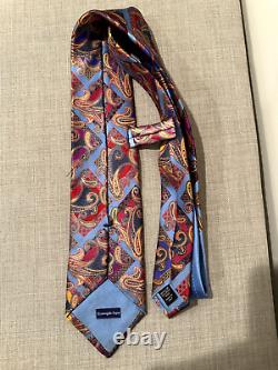 Amazing Men's Very Rare Limited Edition Zegna Quindici Silk Tie