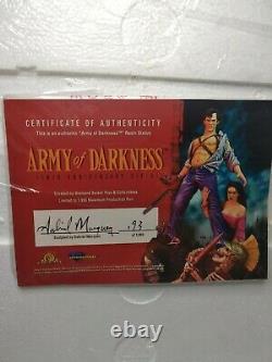 Army of Darkness Bruce campbell Statue VERY RARE! Limited production