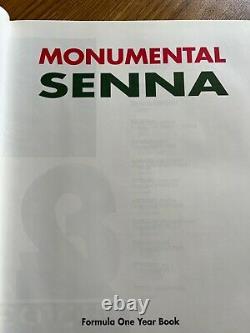 Ayrton Senna Monumental book, very rare as limited edition 500 worldwide