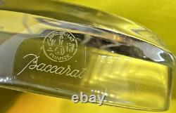 BACCARAT Limited Edition Sun Crystal Clear Paperweight Collectible Very RARE