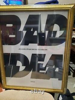 BAD IDEA COMICS PROMOTIONAL SIGN 18.5 x 22.5 VERY RARE LIMITED TO 154 STORES