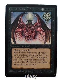 BETA? Lord of the Pit? Vintage 1993 MTG RARE NM/Very EX Actual pics