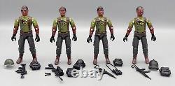 BLACK MAJOR CUSTOM BRONZE BOMBERS SET OF 4 VERY LIMITED RARE G. I. Joe 3.75