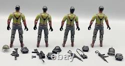 BLACK MAJOR CUSTOM BRONZE BOMBERS SET OF 4 VERY LIMITED RARE G. I. Joe 3.75