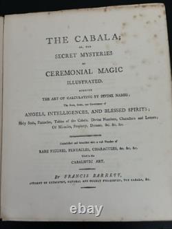 Barretts Magus 1965 CÁBALA 65 Pages Very Rare #141/200 FAIR Condition