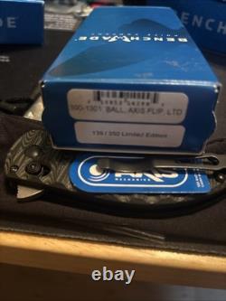 Benchmade 300-1301 Ball, Axis Flipper Limited Edition VERY RARE! 139/350