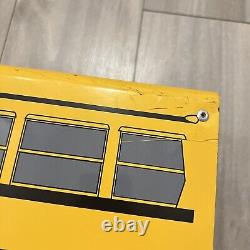 Blue Bird School Bus Mailbox Yellow VERY RARE Unique Limited Edition Used Post