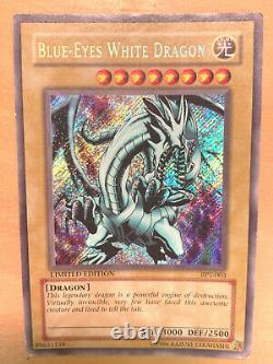 Blue-Eyes White Dragon Limited Edition BPT-003 Yu-Gi-Oh RARE VERY GOOD