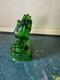 Boyd's Glass Very Rare Limited Edition Vintage Uranium Glass Praying Hands
