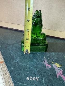 Boyd's Glass VERY RARE Limited Edition Vintage Uranium Glass Praying Hands