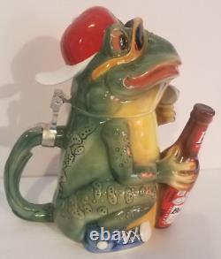 Budweiser BUD FROG Character Stein 1996 Limited Edition Anheuser/Busch Very Rare