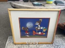 Bugs And Marvin Duck Dodgers Limited Edition Of 200 Animation Cel Very Rare 1984