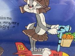 Bugs And Marvin Duck Dodgers Limited Edition Of 200 Animation Cel Very Rare 1984