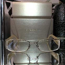 Bvlgari Eyeglasses Ivory White Swarovski Crystal Limited Edition 2078 VERY RARE