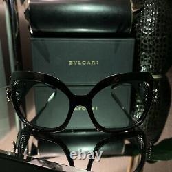 Bvlgari Frames Swarovski Crystal Limited Edition 8031-B Black VERY RARE