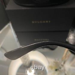 Bvlgari Sunglasses 8056-B Black Swarovski Crystal Limited Edition VERY RARE