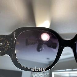 Bvlgari Sunglasses 8056-B Black Swarovski Crystal Limited Edition VERY RARE