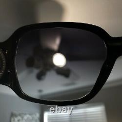 Bvlgari Sunglasses Black Swarovski Crystal Limited Edition 8008-B VERY RARE