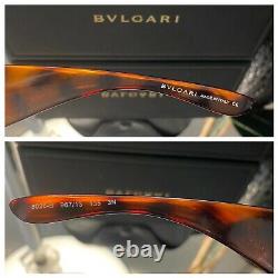 Bvlgari Sunglasses Swarovski Crystal Limited Edition 8026-B Brown VERY RARE