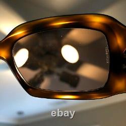 Bvlgari Sunglasses Swarovski Crystal Limited Edition 856-B Gold Brown VERY RARE