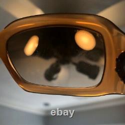 Bvlgari Sunglasses Swarovski Crystal Limited Edition 856-B Honey Brown VERY RARE