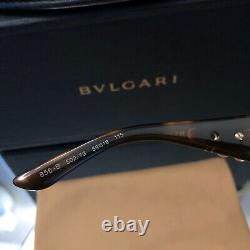 Bvlgari Sunglasses Swarovski Crystal Limited Edition Gold Brown VERY RARE