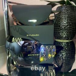 Bvlgari Sunglasses Swarovski Crystal Limited Edition Mirror 6017-B VERY RARE