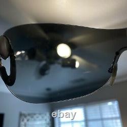 Bvlgari Sunglasses Swarovski Crystal Limited Edition Mirror 6017-B VERY RARE