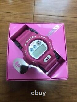 CASIO G-SHOCK A BATHING APE 1000 Limited model DW6900 Pink Very Rare New