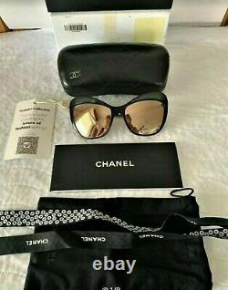 CHANEL 5377 Limited Cat Eye Sunglasses. 18k GOLD Mirrored? VERY RARE