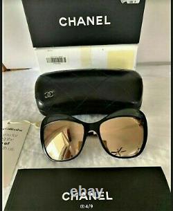 CHANEL 5377 Limited Cat Eye Sunglasses. 18k GOLD Mirrored? VERY RARE