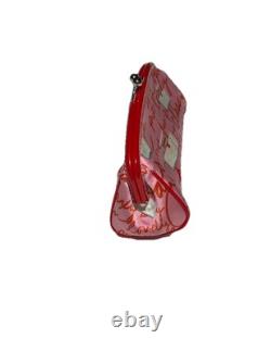 COACHVery Rare LIMITED EDITION, Satin Kisslock Perfume Bottle Print Framed Bag