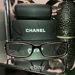Chanel Eyeglasses 3092-B Limited Edition Swarovski Crystal Black VERY RARE