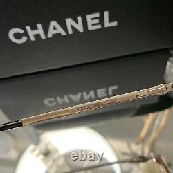 Chanel Eyeglasses 3092-B Limited Edition Swarovski Crystal Black VERY RARE