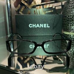 Chanel Eyeglasses 3116 Limited Edition Swarovski Crystal Black Frames VERY RARE