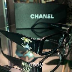 Chanel Eyeglasses 3116 Limited Edition Swarovski Crystal Black Frames VERY RARE